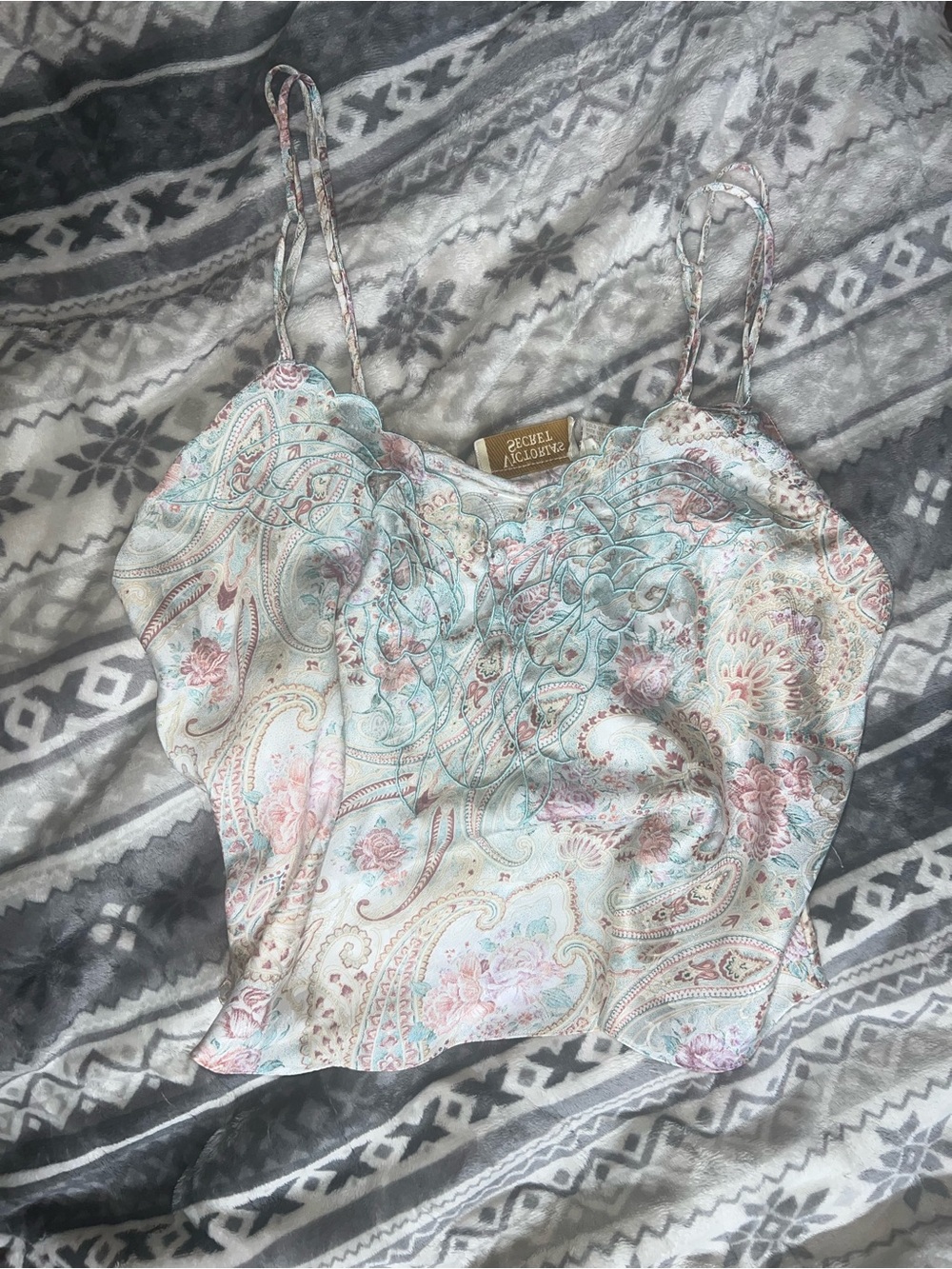 Vintage Gold Label Victorias Secret Cami